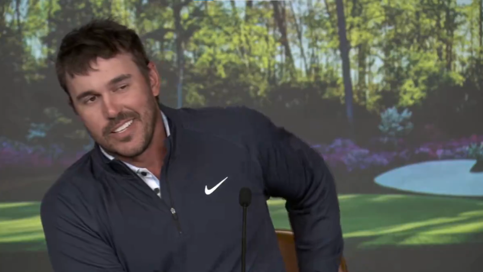 Koepka wasn't impressed and correctly guessed the reporter had never played there before