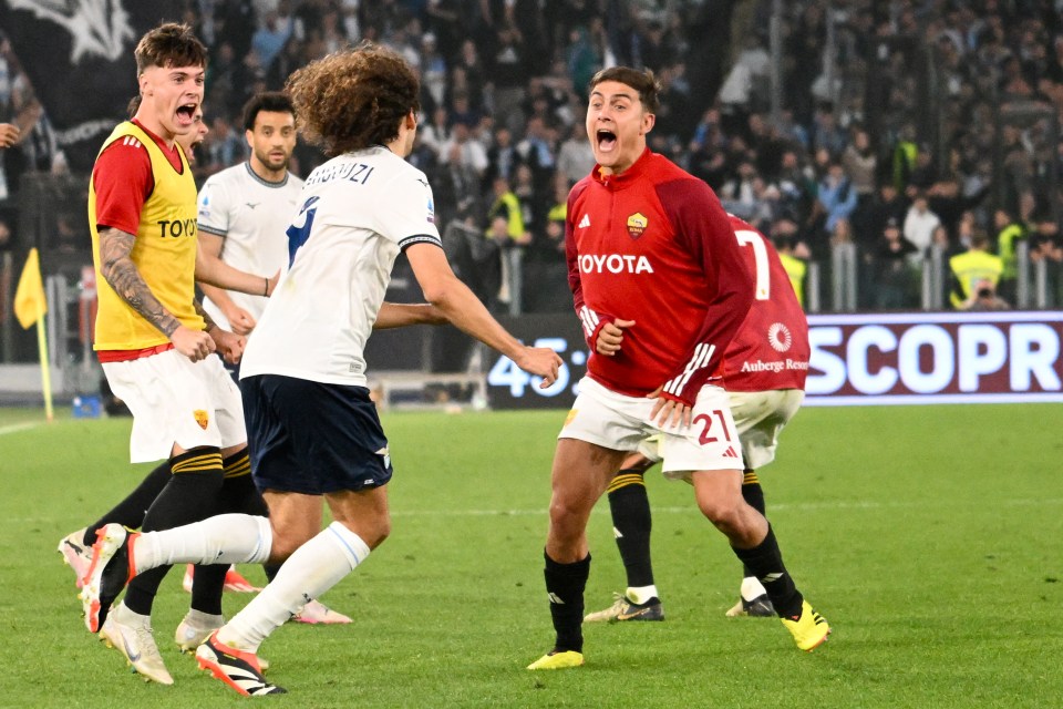 He then celebrated in the Frenchman's face following the full-time whistle