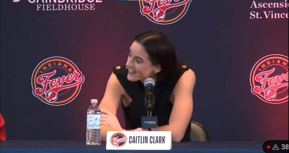 Clark appeared uncomfortable with the interaction
