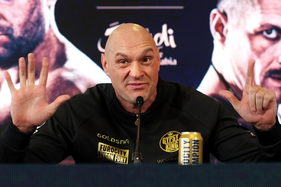Fury was in good spirits at his recent press conference