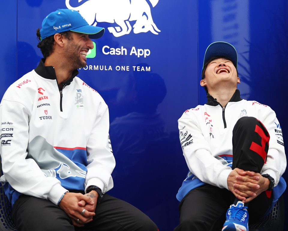 Tsunoda is racing alongside Ricciardo this year after De Vries' brief stint