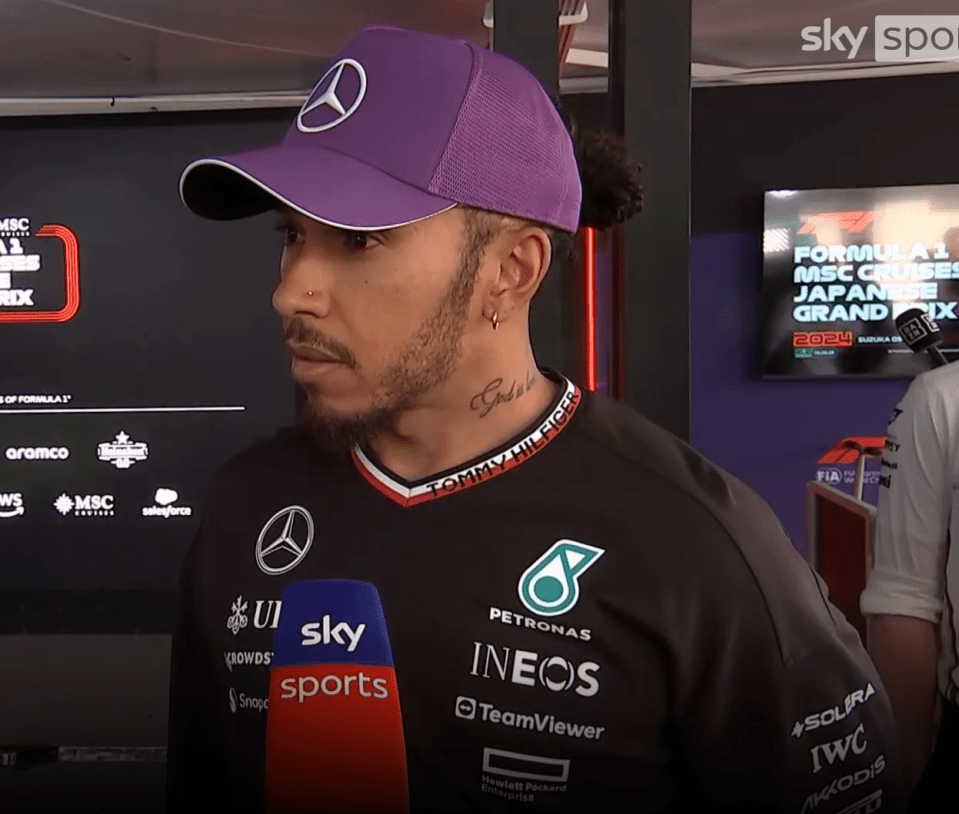 Hamilton was left frustrated by Mercedes' continued poor performance