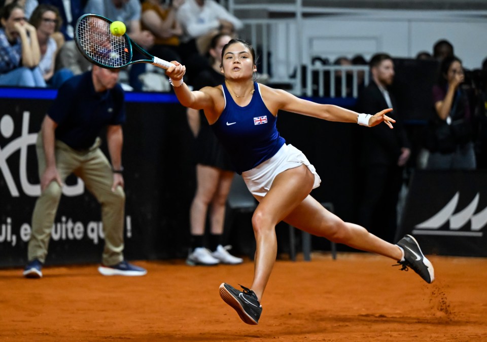 Raducanu has limited clay experience but believes the surface will suit her game long-term