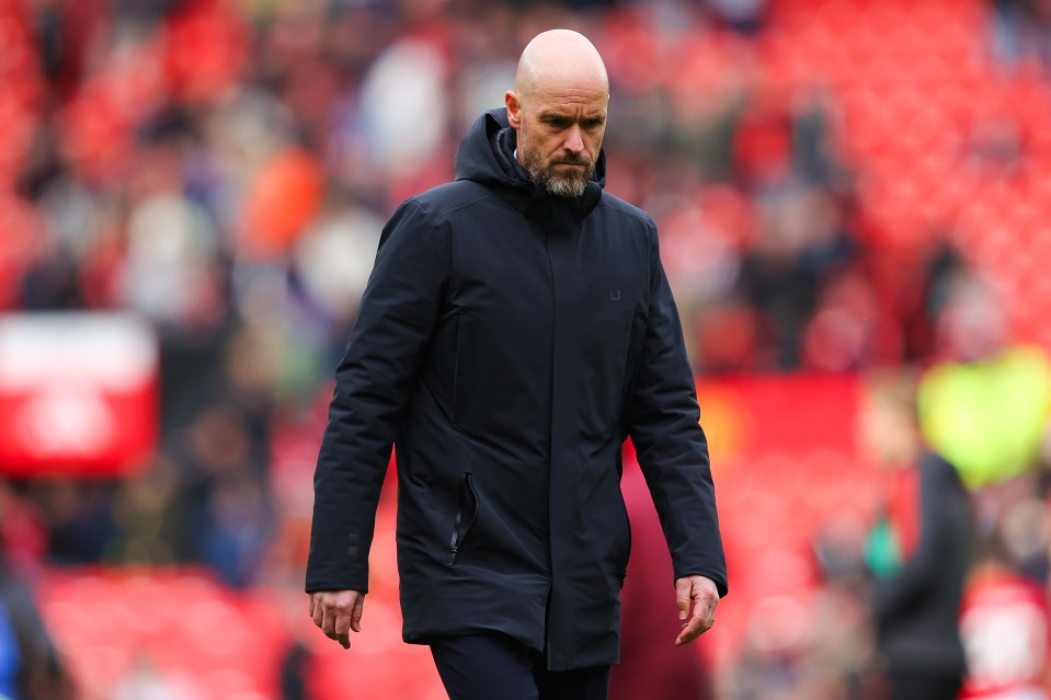 Ten Hag enjoyed a good first season at Man United but the team has taken a few steps back this term