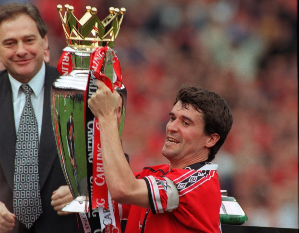 Keane served as captain as Manchester United between 1997 and 2005