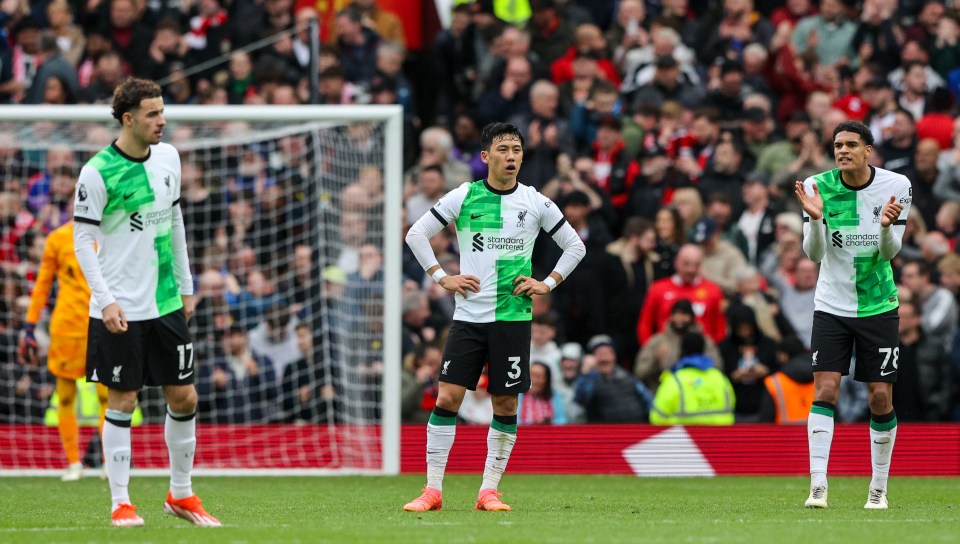 Liverpool dropped two crucial points in their draw at Old Trafford