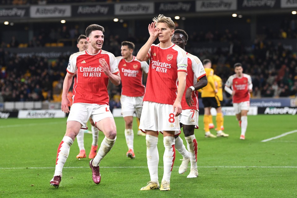 Arsenal have leapfrogged Manchester City back to the top of the table