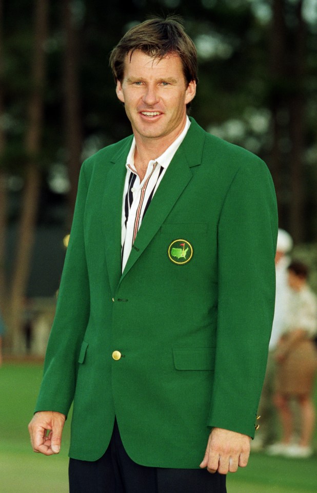 Faldo's win in 1996 resulted in an iconic meal