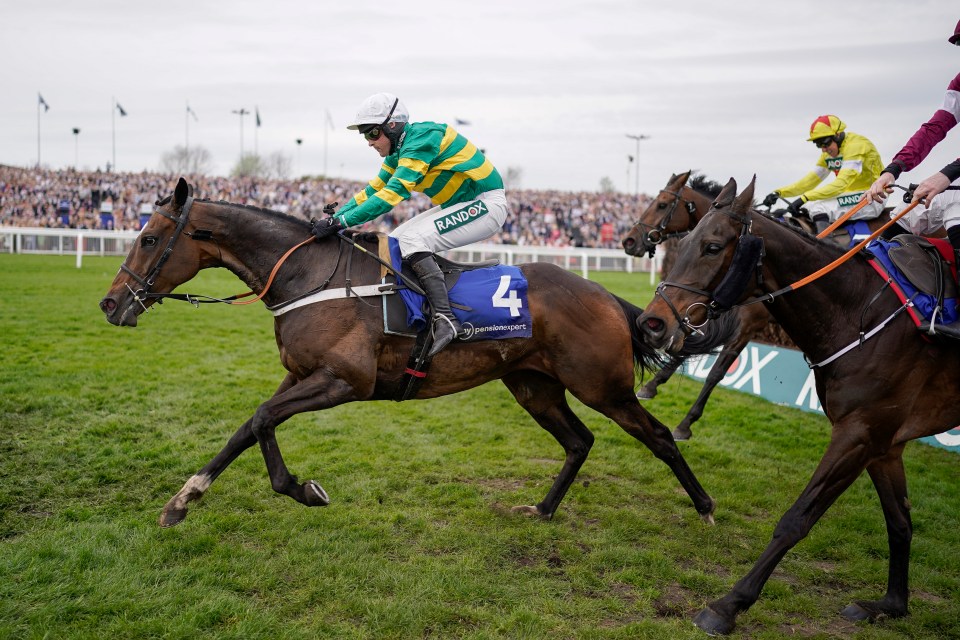 Jonbon winning at Aintree earlier this month is set for a huge jockey change