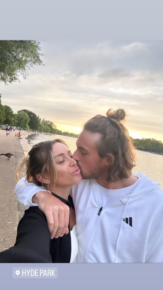 The couple had been dating since early last year