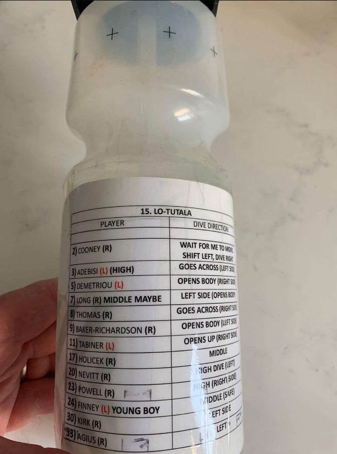 One fan was able to get hold of the bottle, with the instructions clear to see