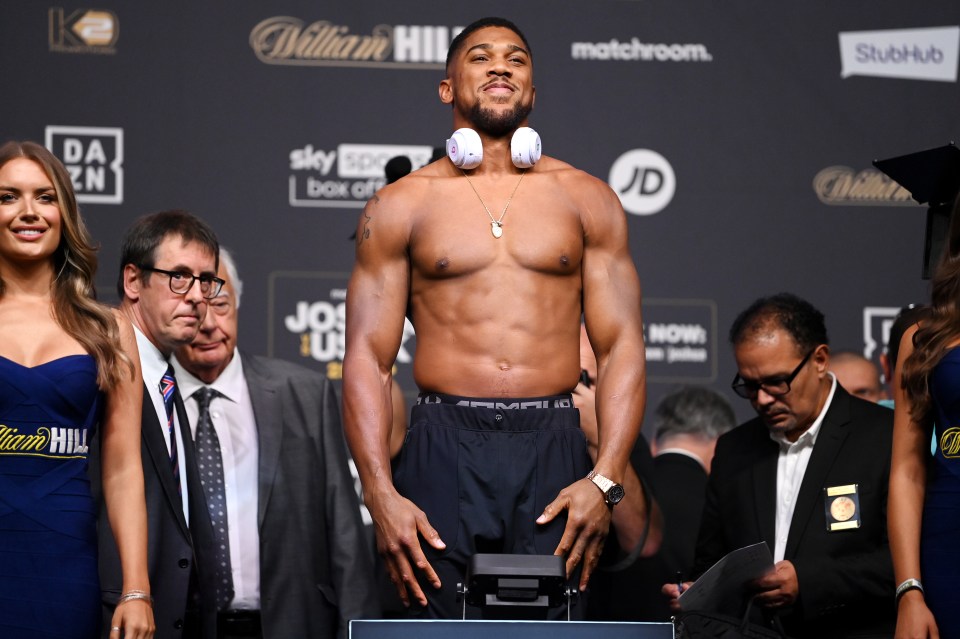 Joshua is set to return to the ring in September at Wembley Stadium