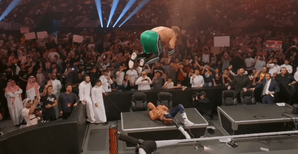 Paul has been known to take big risks in the wrestling ring