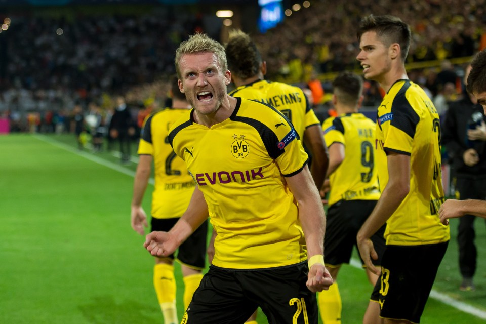 Schurrle celebrated his strike wildly