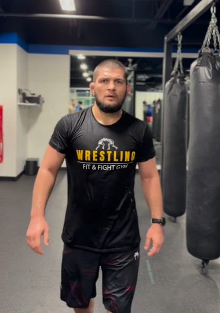 Khabib has been training hard in 2024