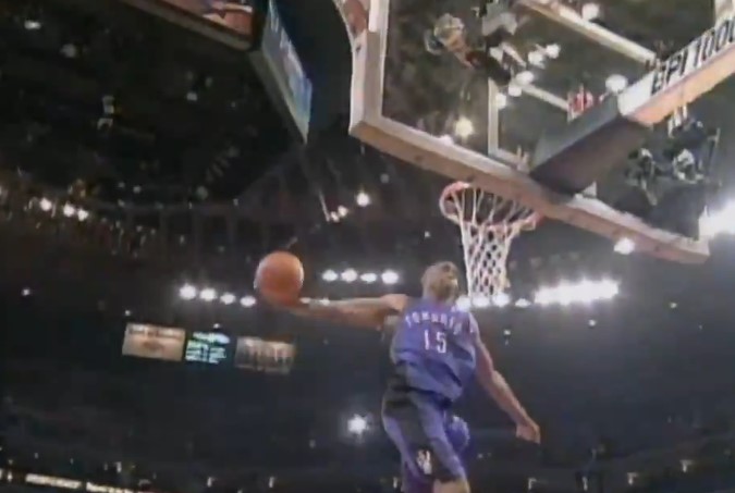 Vince Carter brought power and athleticism to the NBA dunk contest