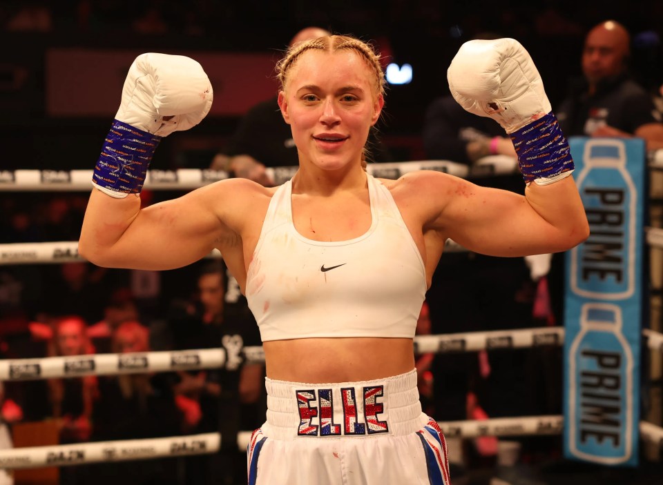 But she recently decided to pursue a boxing career