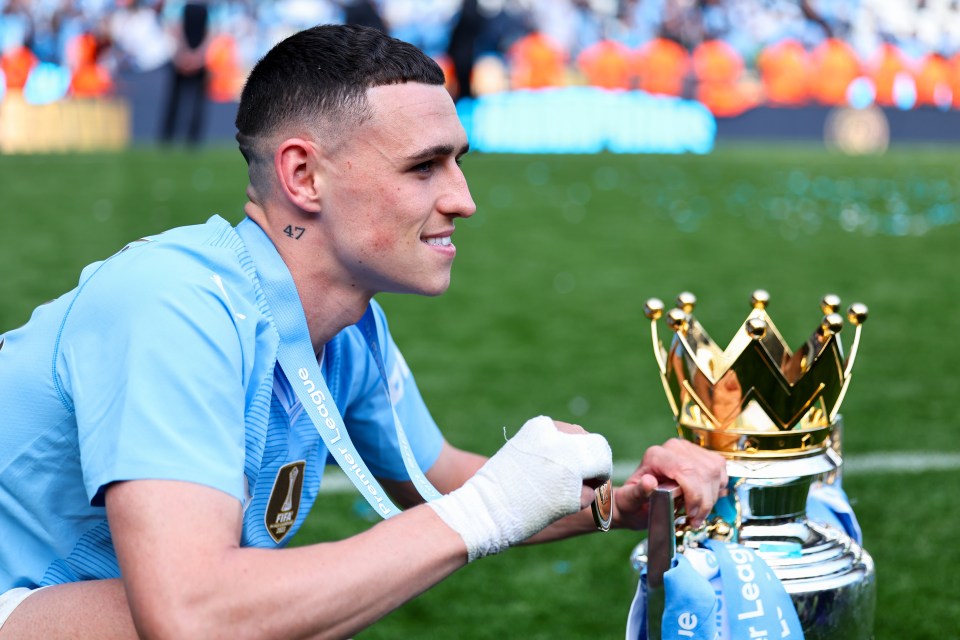 Foden also has the number 47 on his other side