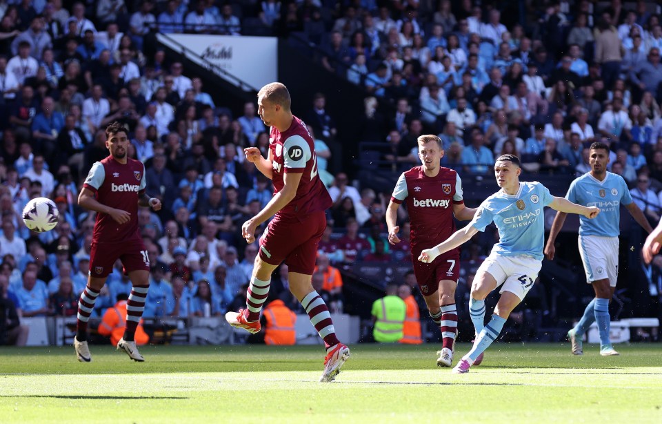 Foden's rocket gave City a very early lead