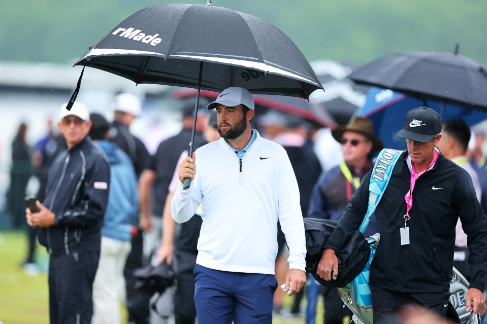 Scheffler returned to Valhalla after a manic morning