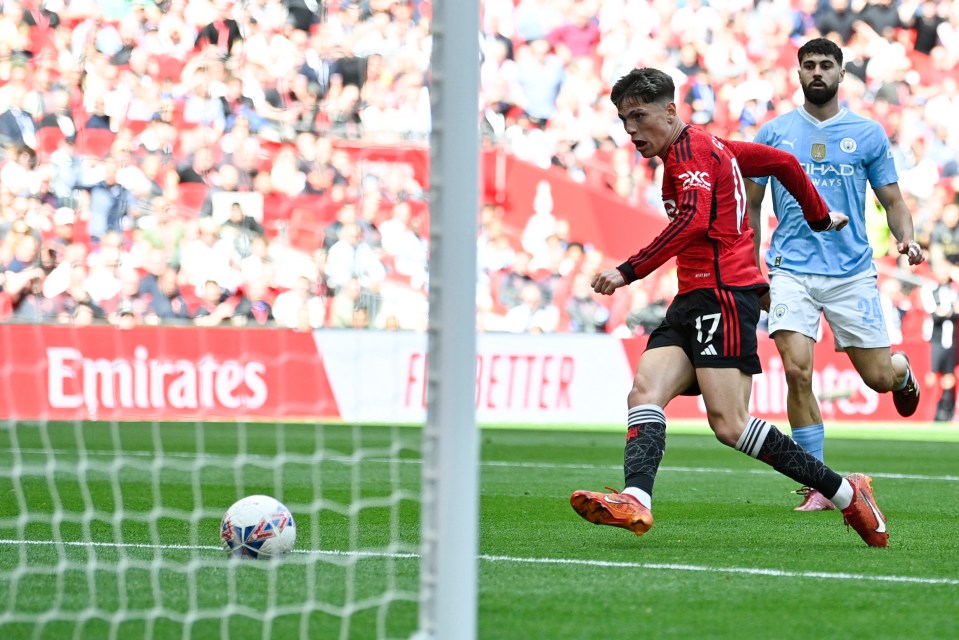 Garnacho opened the scoring after capitalising on a mix-up between Gvardiol and Ortega
