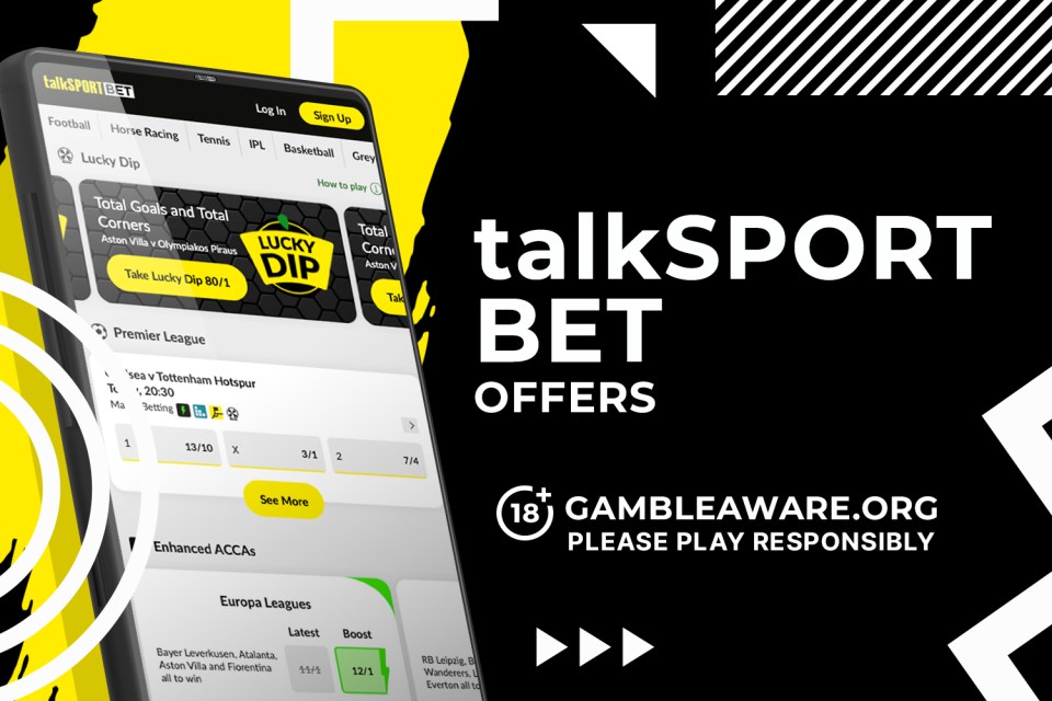talkSPORT BET offers. 18+ GambleAware.org - please play responsibly.