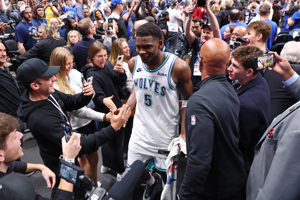 Edwards is still making his name in the NBA