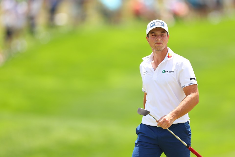 Hovland won the BMW Championship last year