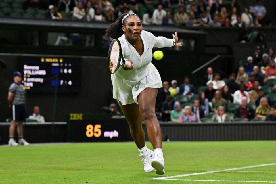 Serena's last match at SW19 came in the first round in 2022