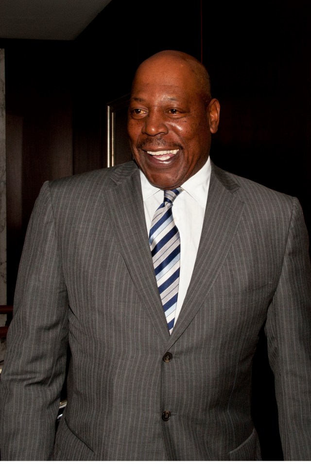 AUBURN HILLS, MI - MARCH 28:  Former "Bad Boys" Detroit Pistons player Vinnie Johnson attend a game against the Miami Heat to honor the 1989 NBA Championship team and to celebrate the 25th Anniversary of their first NBA Championship at the Palace of Auburn Hills in Auburn Hills, MI on April 02, 2014.  NOTE TO USER: User expressly acknowledges and agrees that, by downloading and or using this photograph, User is consenting to the terms and conditions of the Getty Images License Agreement. Mandatory Copyright Notice: Copyright 2014 NBAE  (Photo by Allen Einsten/NBAE via Getty Images)