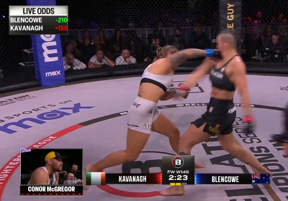 A massive punch signalled the beginning of the end