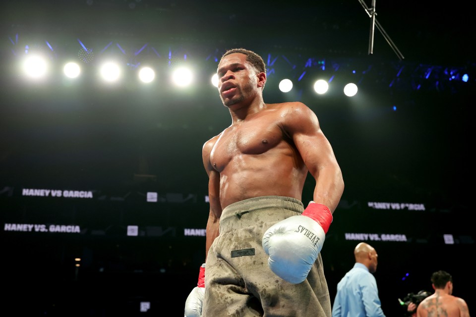 Haney has held multiple world title belts across two weight classes