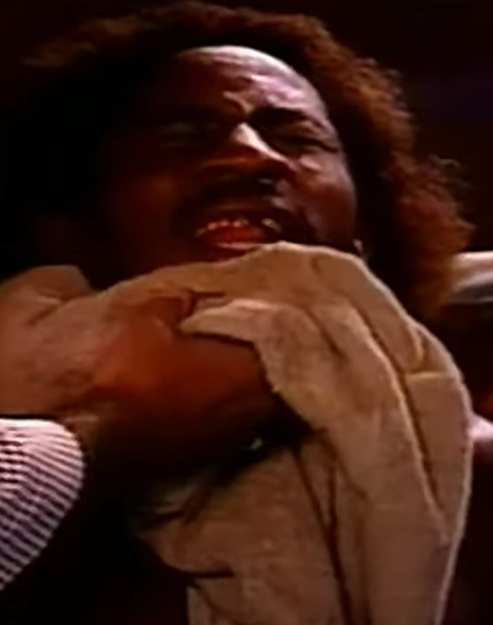 Johnson was left with serious facial damage