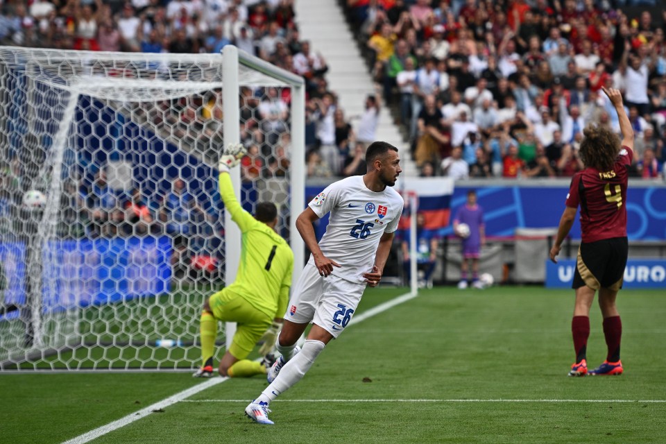 Slovakia beat Belgium and that has set them up to potentially reach the last 16