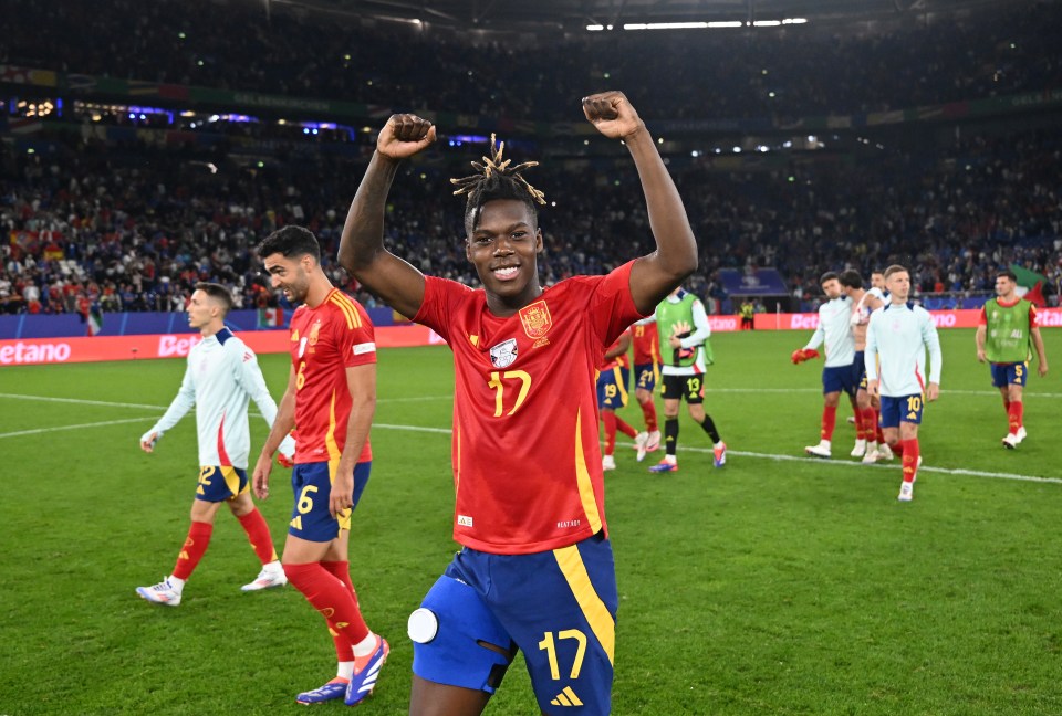 Williams has been one of Spain's stars in their opening two Euro 2024 group stage wins