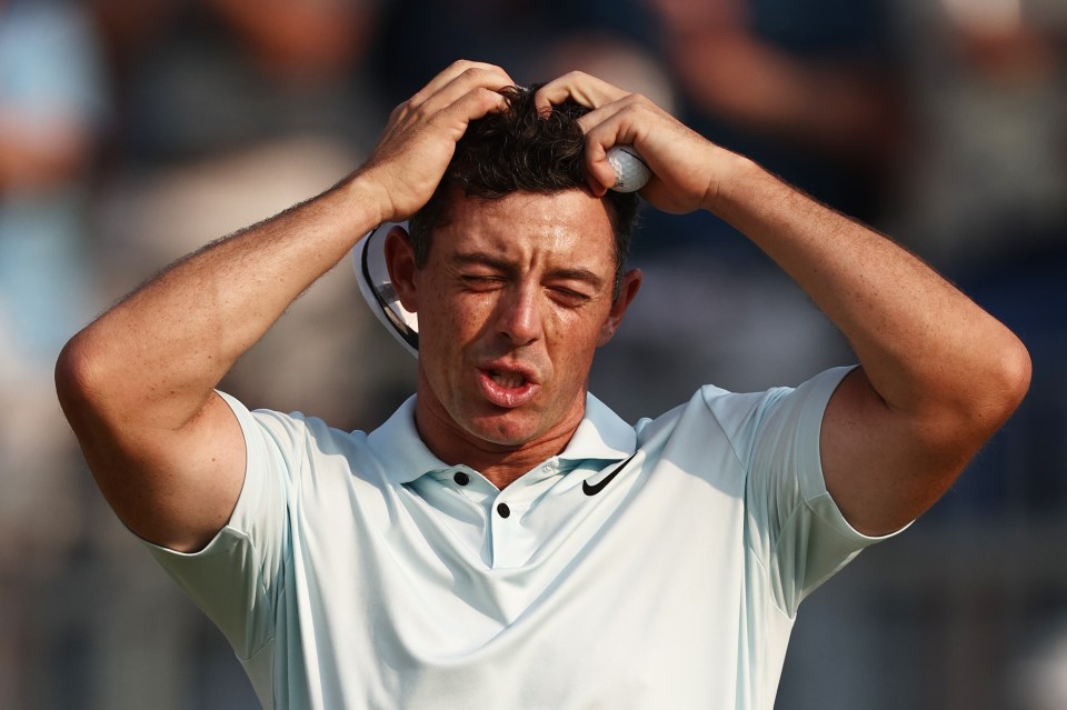 McIlroy was in disbelief as he extended his majors drought