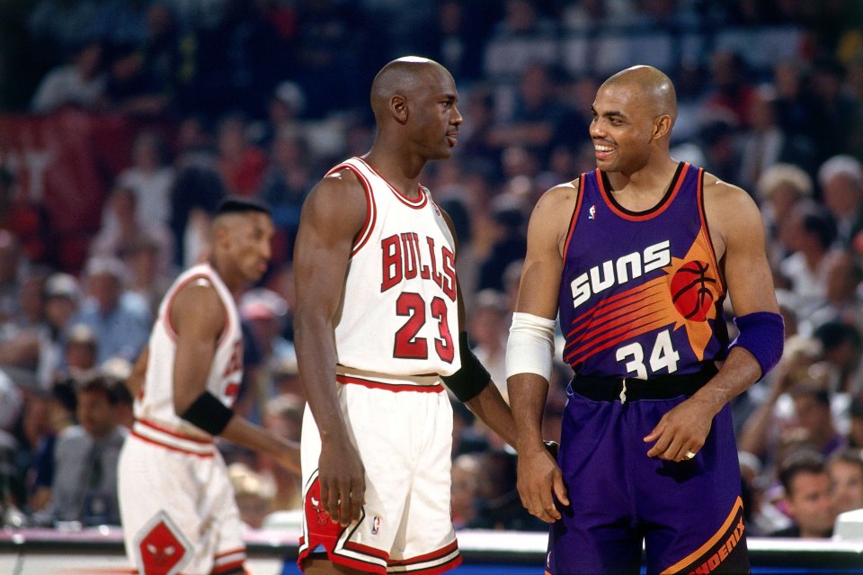 Charles Barkely and Michael Jordan had an iconic Finals matchup that MJ won