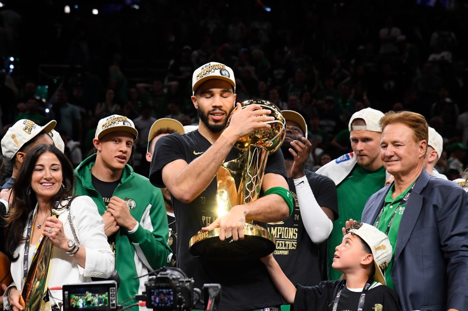 The Celtics won their 18th title - the most in NBA history and one more than rival Los Angeles Lakers