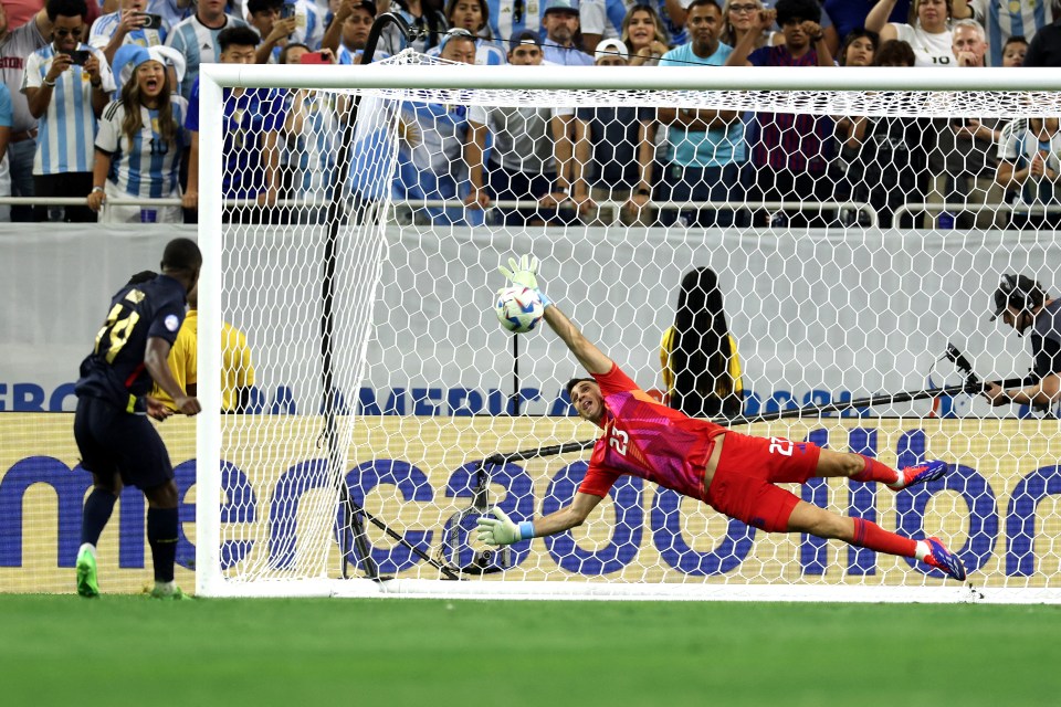 Martinez proved to be Argentina's hero to send the Copa America holders into the semi-final