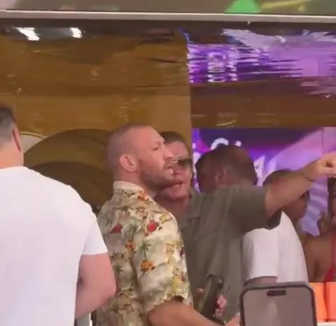 McGregor has been letting loose in Ibiza as he prepares to make his UFC comeback