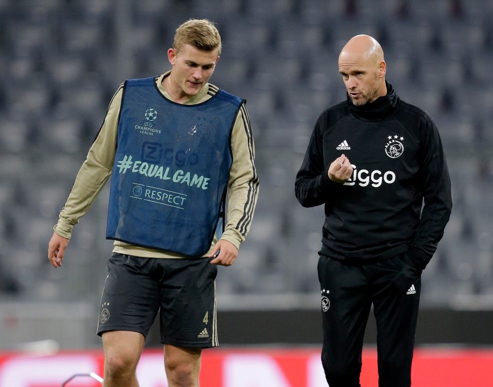 Ten Hag is a big fan of De Ligt having worked with the defender at Ajax