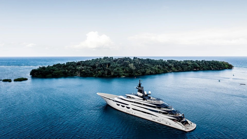 The boat costs nearly £2m to charter it for a week
