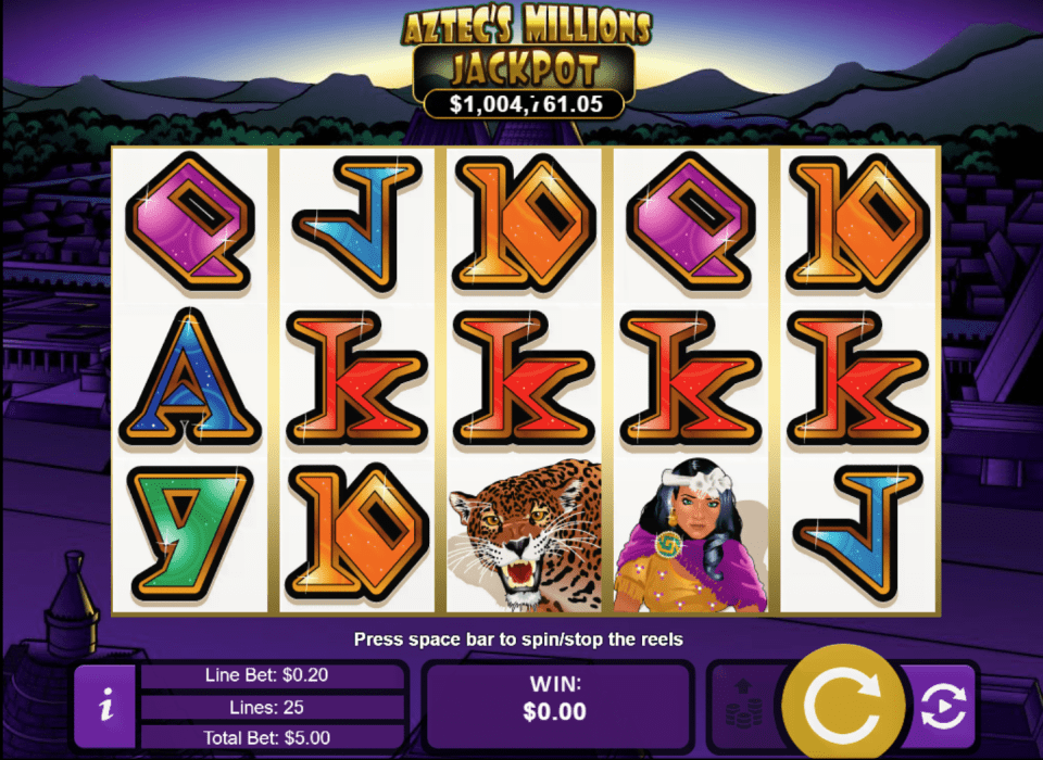 Aztecs Millions slot screenshot