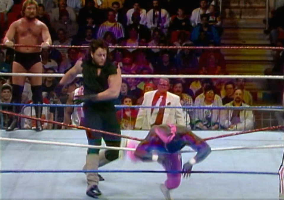 Koko B Ware took a number of rough landings in the match