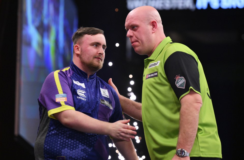 Van Gerwen has lost four on the bounce to Littler