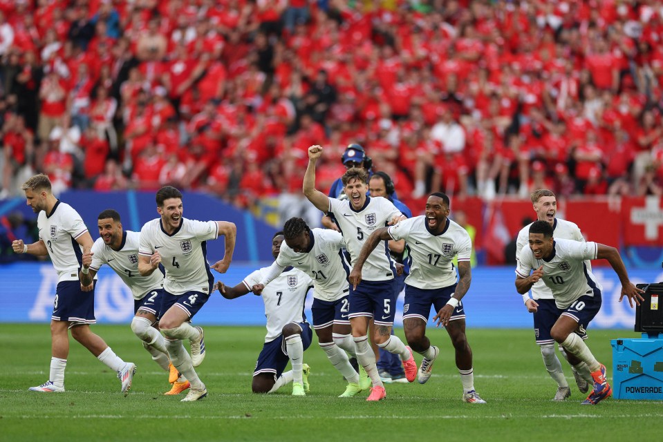 Victory over Switzerland was England's second-ever penalty win at the Euros