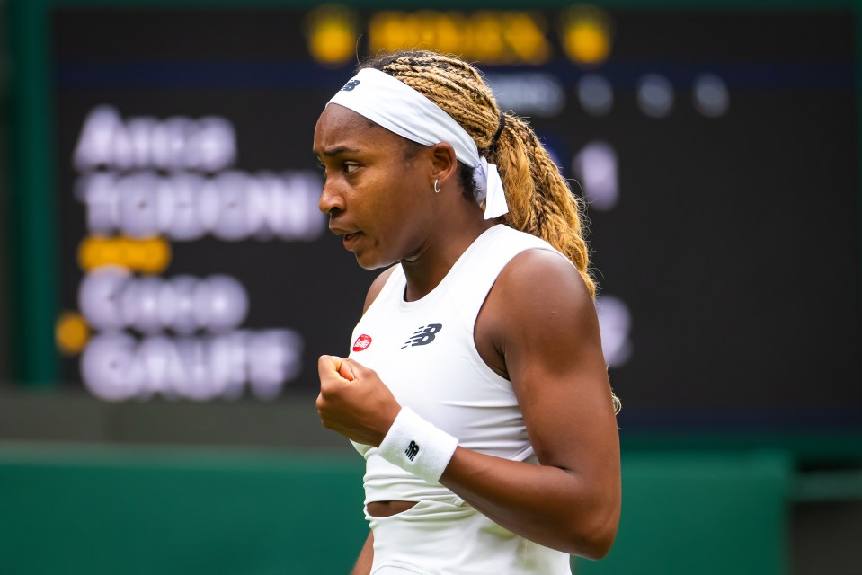 Gauff endured a frustrating afternoon at Wimbledon