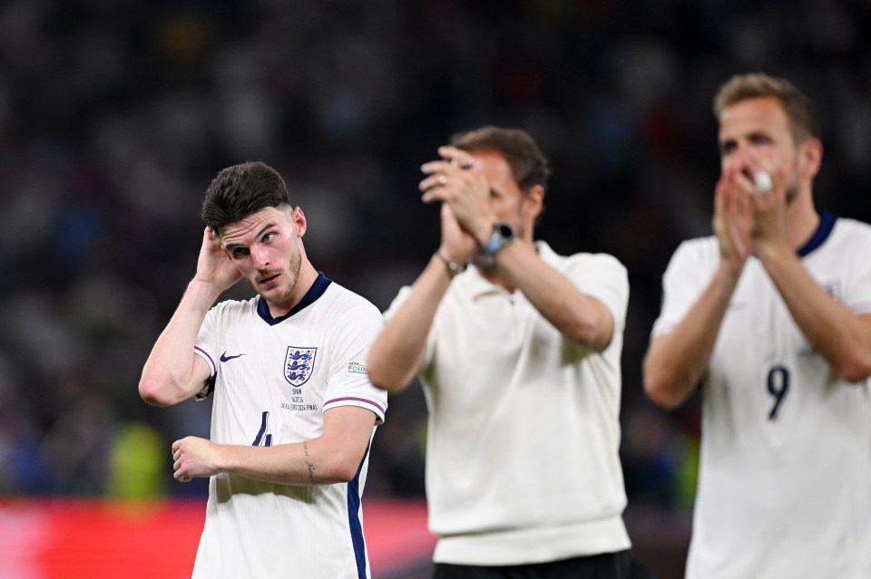 Rice started every match for the Three Lions at the European Championship
