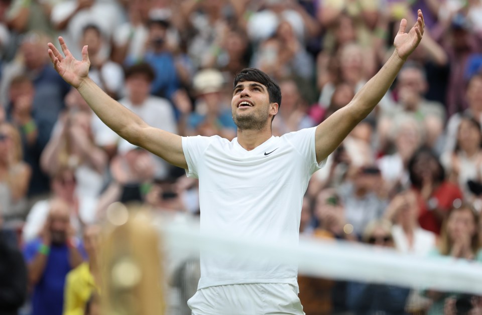 Alcaraz stormed to Wimbledon victory, defeating Djokovic in three sets