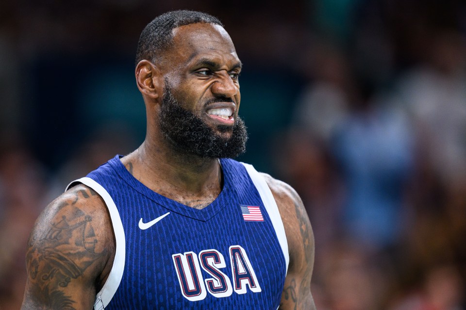 LeBron James and Team USA had early work to do vs Serbia